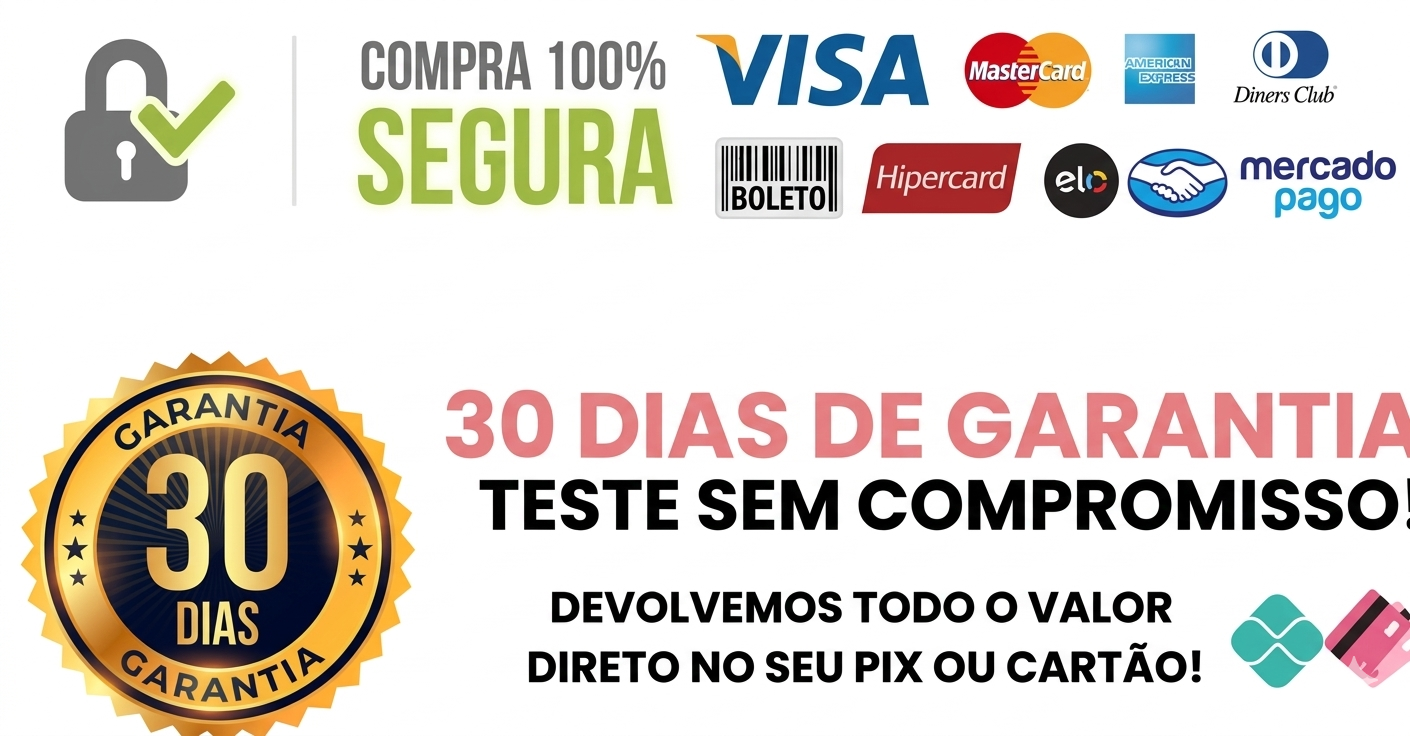 Compra segura e garantia 30 dias